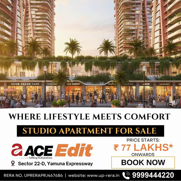 Ace Edit Retail Shops Studio Apartment